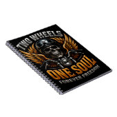 Carnet Graphisme de liberté pour motards 🦅 🏍️ (Côté Droit)