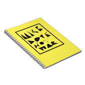 Carnet Graphisme « Faire l'amour pas la guerre ». (Côté Droit)