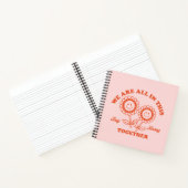 Carnet Graphisme Fleur Joyeux Retro (Intérieur)