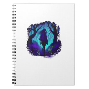 Carnet Graphisme gothique émo fée Goblincore Forêt Graph