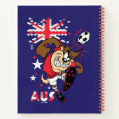 Carnet Graphisme TAZ™ Team Australia Soccer (Dos)