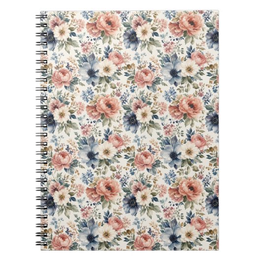 Carnet Grappes d'aquarelle peintes à la main de luxe (Devant)