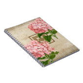 Carnet Grappes d'hortensia rose II (Côté Droit)