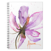 Carnet Gras Floral IV (Devant)