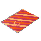 Carnet Gras framboises rouges, orange et brindilles (Côté gauche)