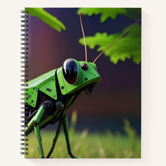 Carnet Grasshopper mécanique (Devant)