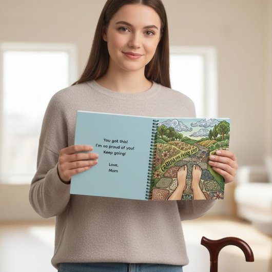 Carnet Grateful For Every Step Personalized Notebook