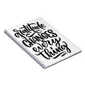 Carnet Gratitude Change tout (Côté Droit)