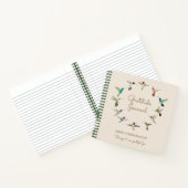 Carnet Gratitude des Hummingbirds de Californie (Intérieur)