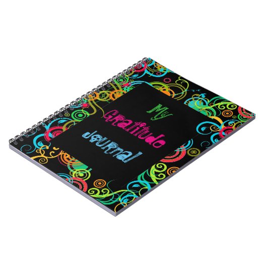 Carnet Gratitude en spirale (Côté gauche)