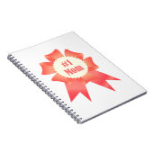 Carnet Gratitude Numéro Une maman lauréat du prix ruban (Côté Droit)