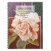 Carnet Gratitude Rose antique (Devant)
