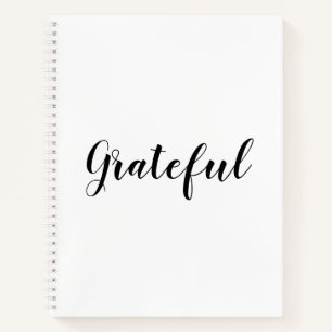 Carnet Gratuit noir blanc script personnalisé texte migno