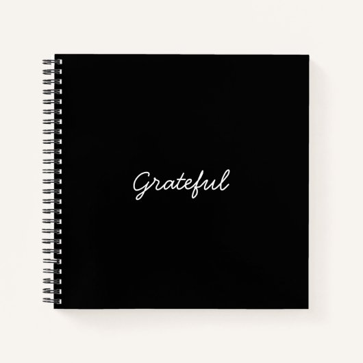 Carnet Gratuit noir coutume écriture décontractée gratitu (Devant)