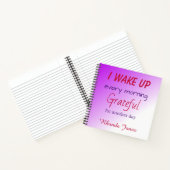 Carnet Gratuit Violet Ombre (Intérieur)