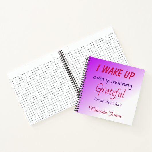 Carnet Gratuit Violet Ombre (Intérieur)