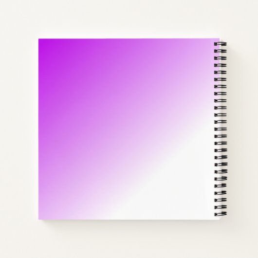 Carnet Gratuit Violet Ombre (Dos)