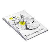 Carnet Gravure de nénuphars (Côté Droit)