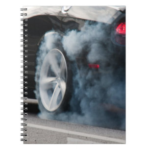 Carnet Gravure de voiture noire