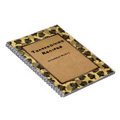 Carnet Gravures sur bois de glands sur des recettes de Th (Côté Droit)