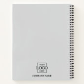 Carnet Gray Custom Business Logo Promotional Branding (Dos)