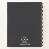 Carnet Gray Custom Business Logo Promotional Branding (Dos)