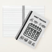 CARNET GRAY HABIT TRACKER (À l'intérieur)