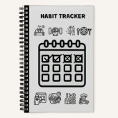 CARNET GRAY HABIT TRACKER (Recto)