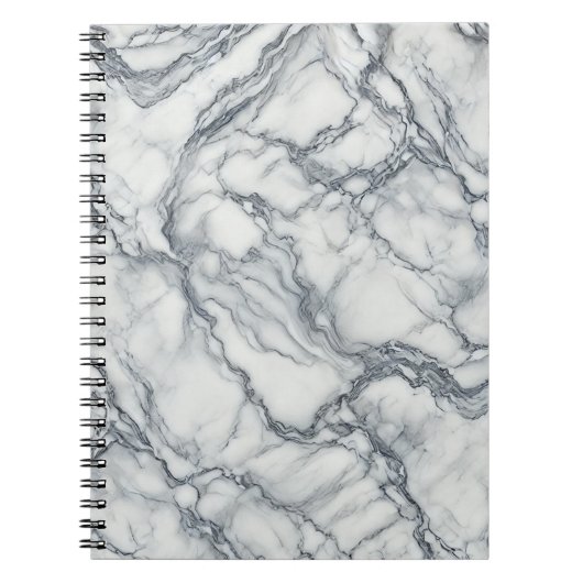 Carnet Gray & Marbre blanc Chic Look Glamor (Devant)