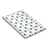 Carnet Gray Polka Dots, Polka Dot Pattern, Dots (Côté Droit)