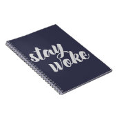 Carnet Gray Stay Woke (Côté Droit)