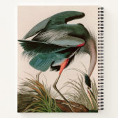 Carnet Great Blue Heron Birds of America Audubon Imprimer (Dos)