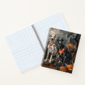 Carnet Great Dane Halloween Éffrayant (Intérieur)