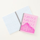 Carnet Grèce, Art Voyage, Art Voyage Pastel, Rose (Intérieur)