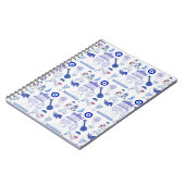 Carnet Grèce Bleu et Blanc (Côté gauche)