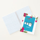 Carnet Grèce Bougainvilliers Ile grecque Windmills Nom (Intérieur)