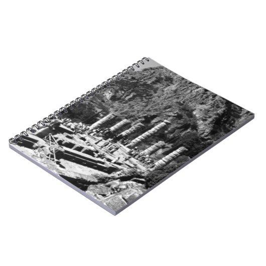 Carnet Grèce Delphi Apollo Temple 1970 (Côté gauche)