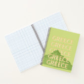 Carnet Grèce Travel Art, Summer Travel Art, Green (Intérieur)