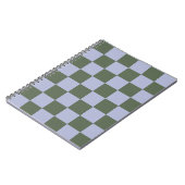 Carnet Green and Blue Checkered (Côté gauche)