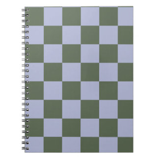 Carnet Green and Blue Checkered