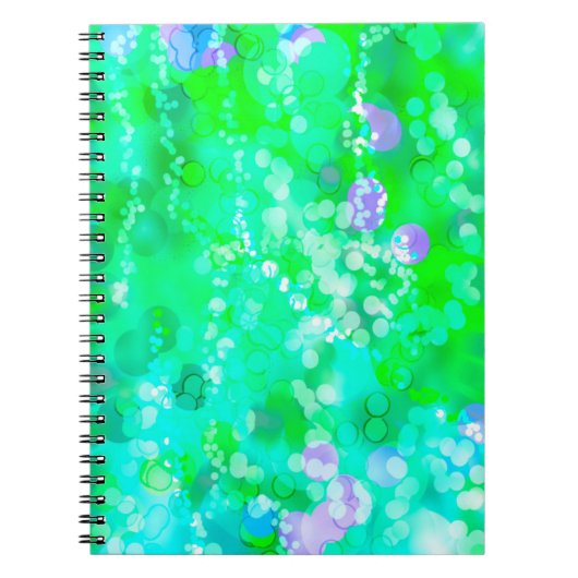 Carnet Green Bokeh 92015 (Devant)