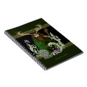 Carnet Green Celtic Antlers Man (Côté Droit)