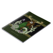 Carnet Green Celtic Antlers Man (Côté gauche)