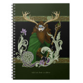 Carnet Green Celtic Antlers Man (Devant)