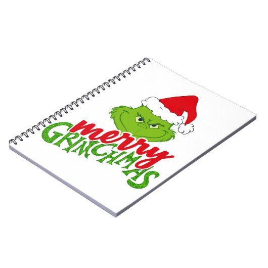 Carnet Green Christmas Creature with Winter Elements (Côté gauche)