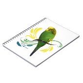 Carnet Green English Budgie (Côté gauche)
