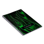 Carnet Green Flames (Côté Droit)