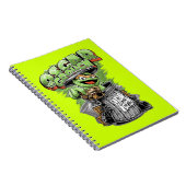 Carnet Green Garbage Monster  (Côté Droit)