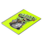 Carnet Green Garbage Monster  (Côté gauche)