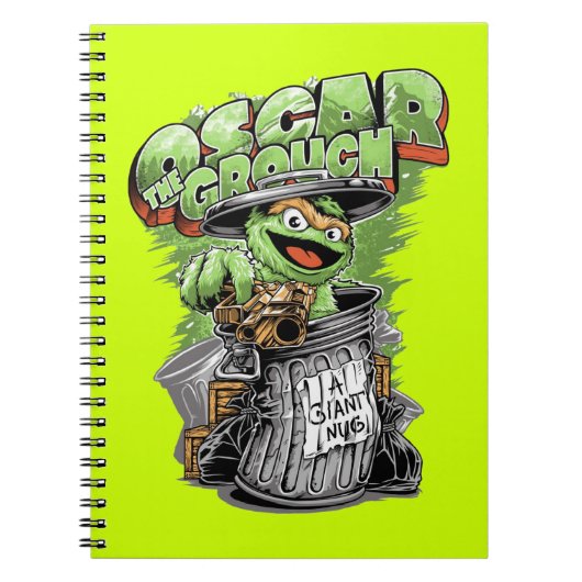 Carnet Green Garbage Monster  (Devant)